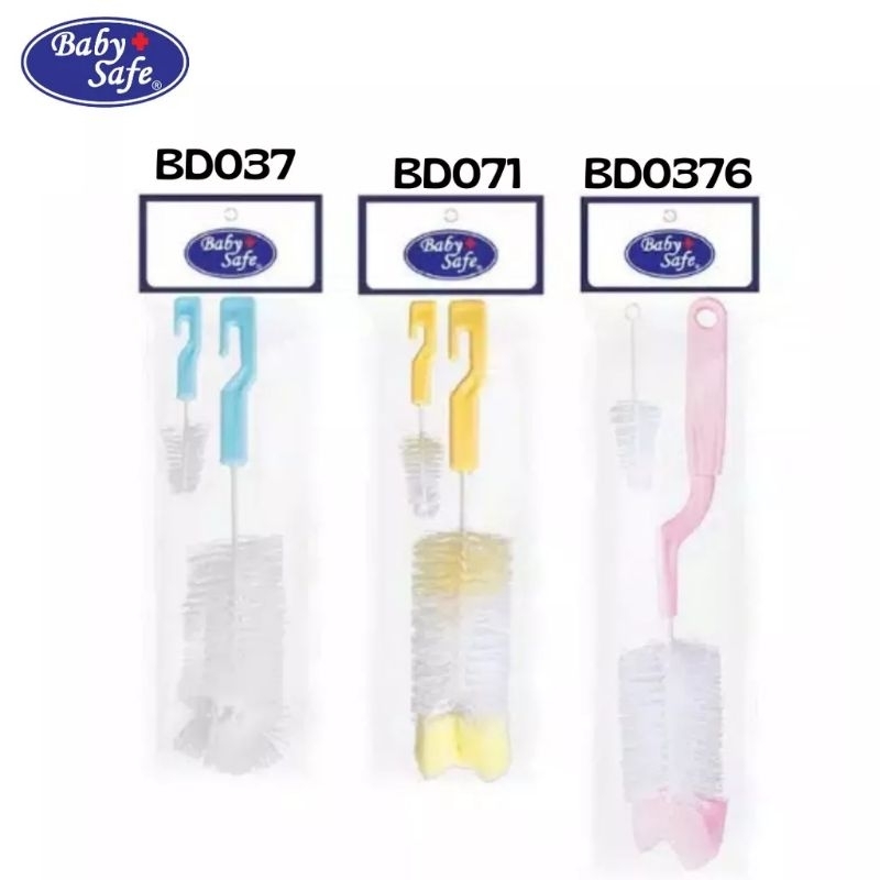 Baby Safe Bottle &amp; Nipple Brush (BD037E/BD037-6/BD037-1)