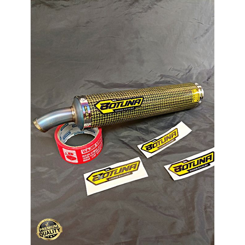 SILINCER ONLY NINJA 2T ORIGINAL BOTUNA RACING EXHAUST CARBON KEVLAR