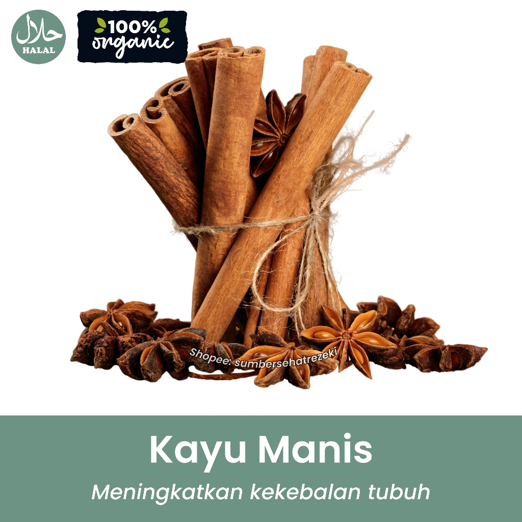 

Kayu Manis Bubuk Kayu Manis Cinnamon 100% ORGANIC