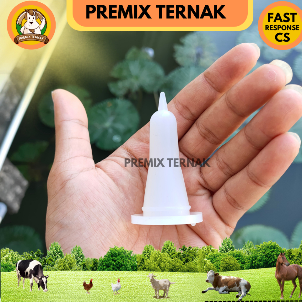 ( GROSIR ) DOT KAMBING - Dot Cempe Silikon Putih Berkualitas - Dot anak kambing