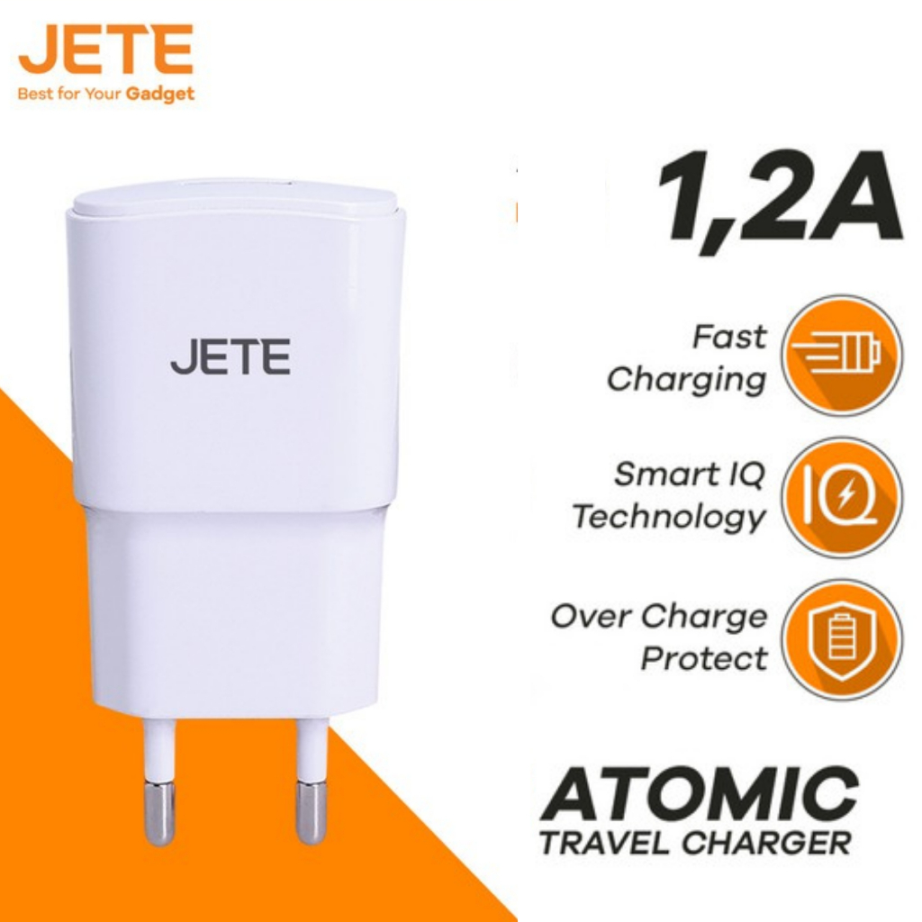 Adaptor Charger JETE Atomic 1.2A Power IQ