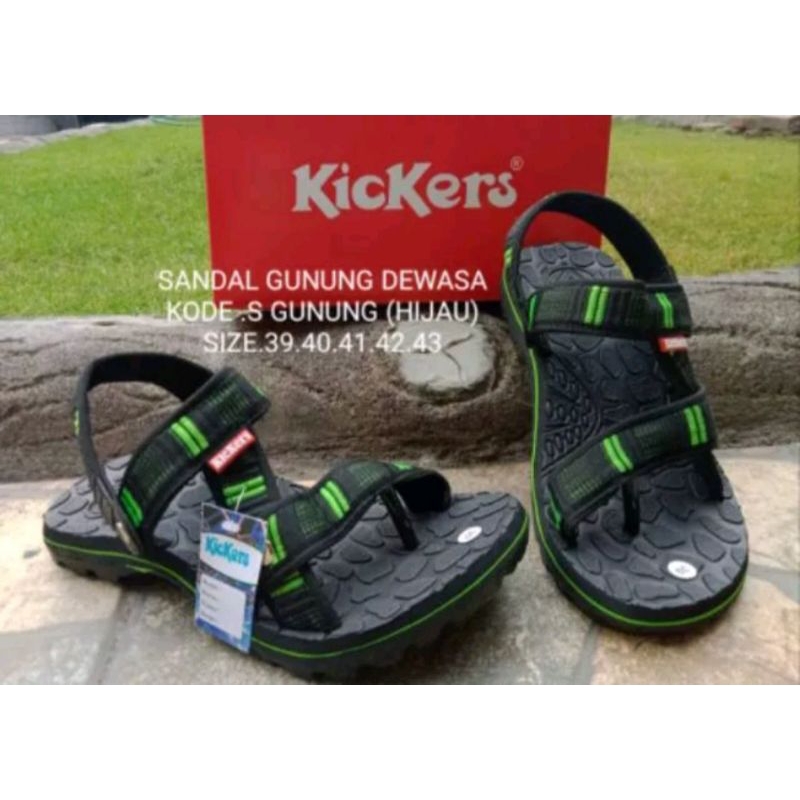 (cod) sandal gunung pria kickers terbaru kuat terjamin sandal gunung hiking terbaru kado pria kado s