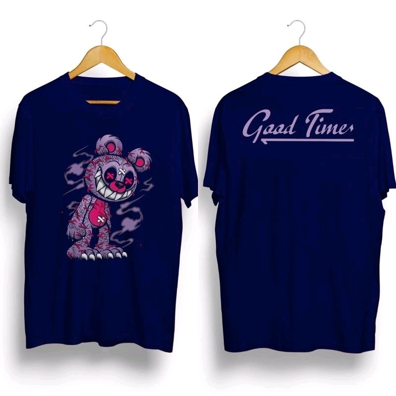 kaos pria/GOOD TIMES BEAR/kaos distro