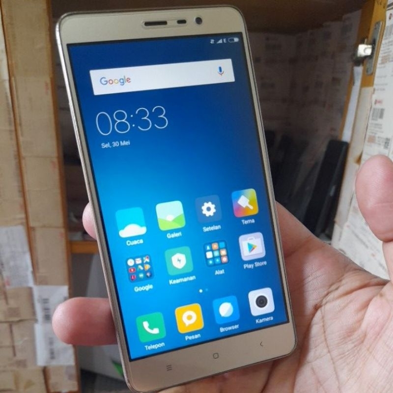 REDMI NOTE 3 Ram 2/16GB / 3/32GB second normal gold siap pakai