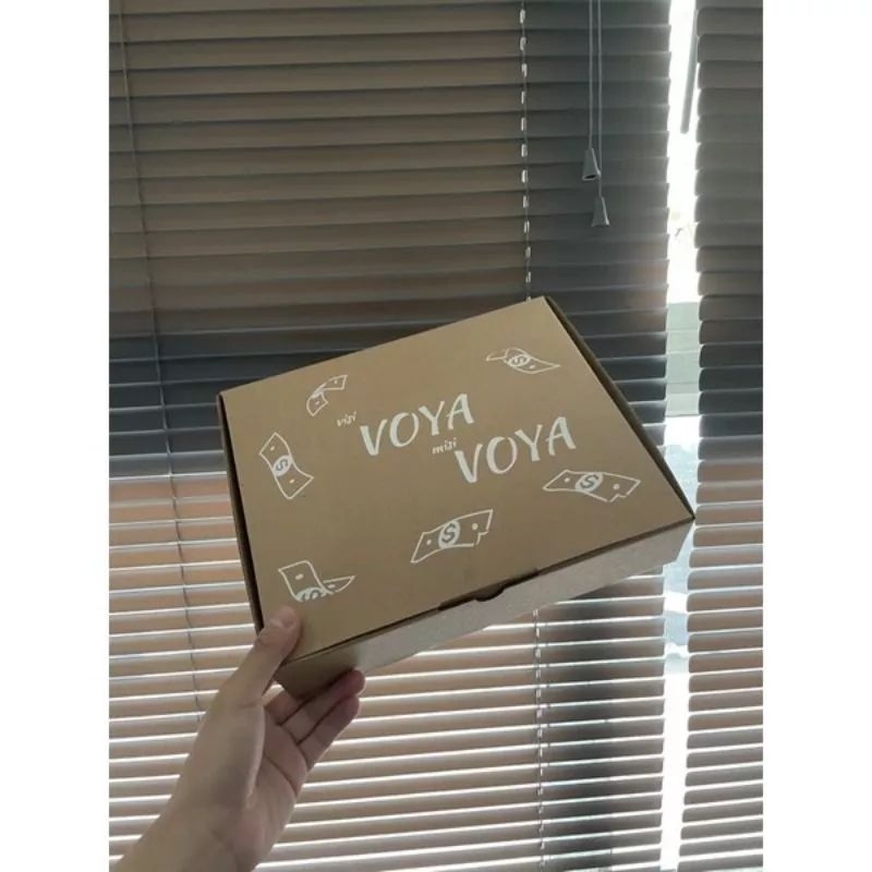 

box corrugated sablon ready 26,5×22×5,5 kotak KADO corrugated lock atas