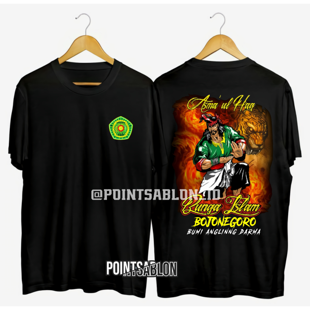 Kaos pencak silat bunga islam terbaru kualitas premium Kaos Bunga Islam Distro Baju Bunga Islam