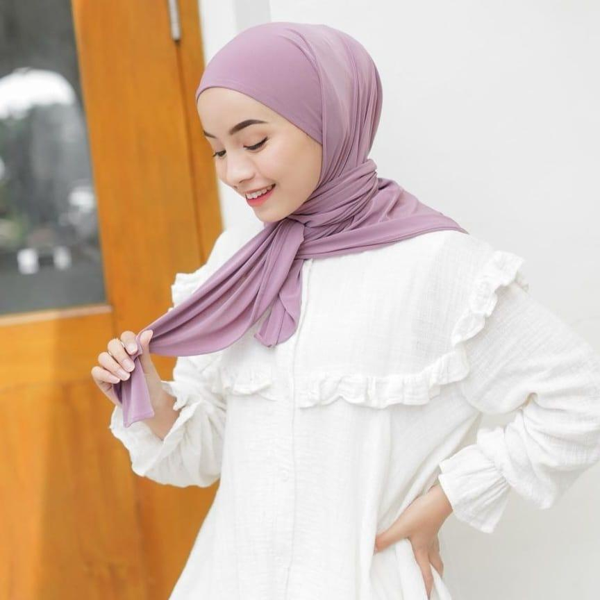 Hijab Segitiga Instan Jersey Premium Hijab Segitiga Jersey