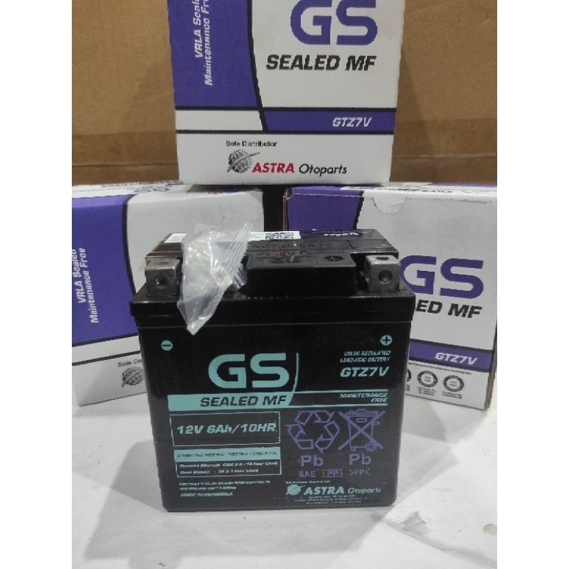 accu kering GS GTZ7V yamaha New Nmax Aerox Lexi aki kering GS Astra