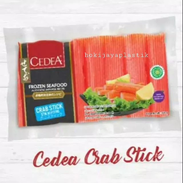 

CEDEA CRAB STICK 250gr / KEPITING OLAHAN BENTUK STIK