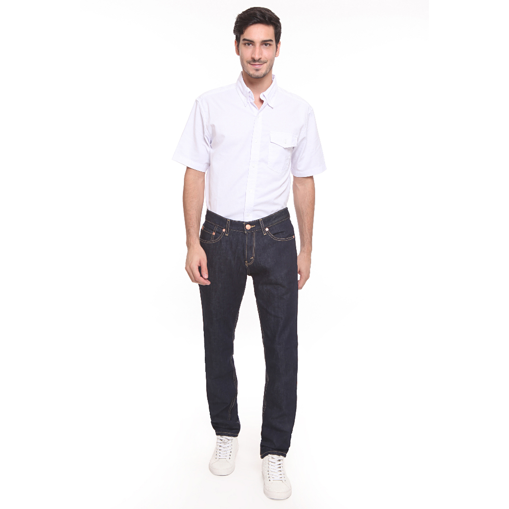 Celana Panjang LEA Jeans 603 - LEA Original Slim Dark Indigo 12,75 Oz
