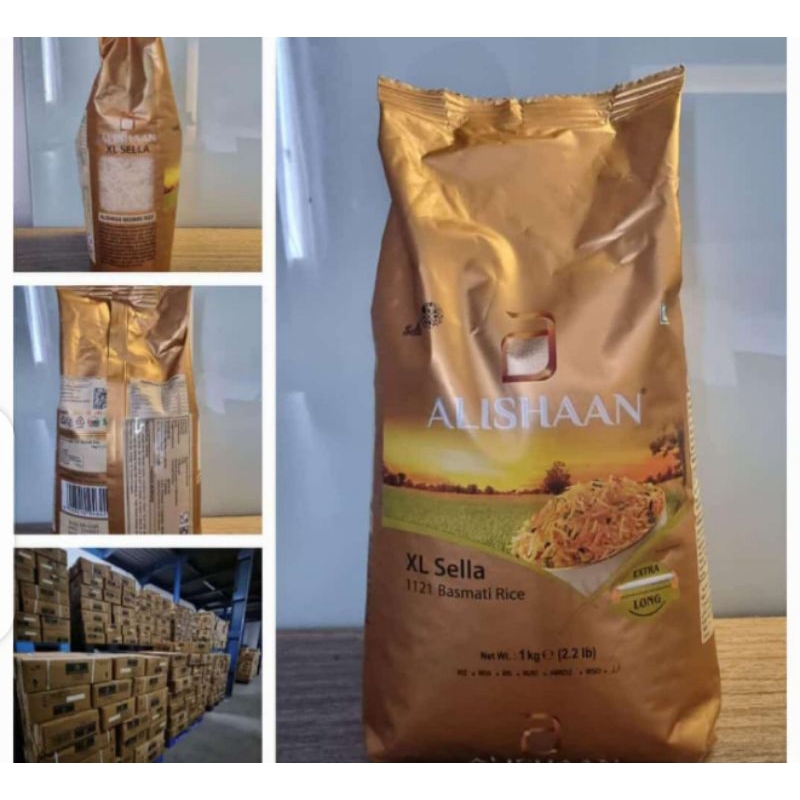 

Beras basmati alisan size XL sella 1kg