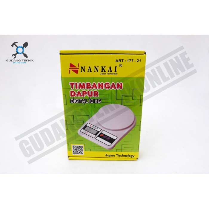 Timbangan Duduk Dapur Digital 10 Kg 177 21 NANKAI / Digital Scales Kitchen Timbangan Dapur Kapasitas 10Kg 177-21 NANKAI