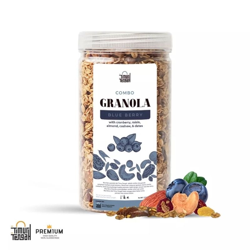 

COMBO GRANOLA BLUEBERRY TIMUR TENGAH BLUE BERRY 500 GRAM DENPASAR BALI