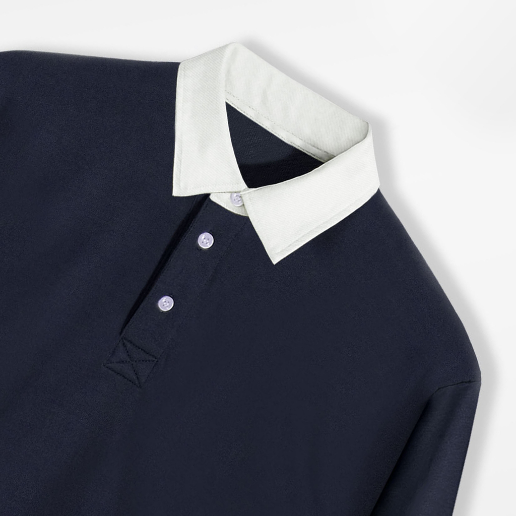 Orca Rugby Polo Shirt Navy