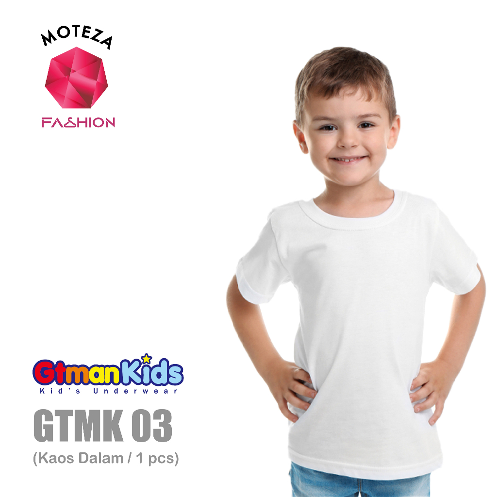 Kaos Dalam Oblong Katun Anak Laki-laki - GT Man Kids GTMK 03
