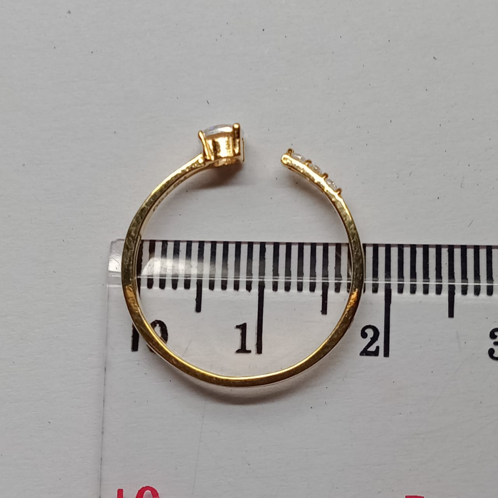 Cincin Emas 17K - 1.2 Gr Kadar 750 - 5122