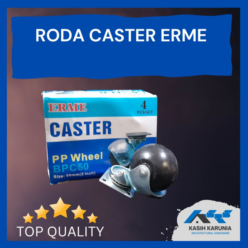 (Tipe TG 50mm) Roda Caster Roda Lemari Roda Meja Roda Bulat Roda Sofa 2 inch / 5cm