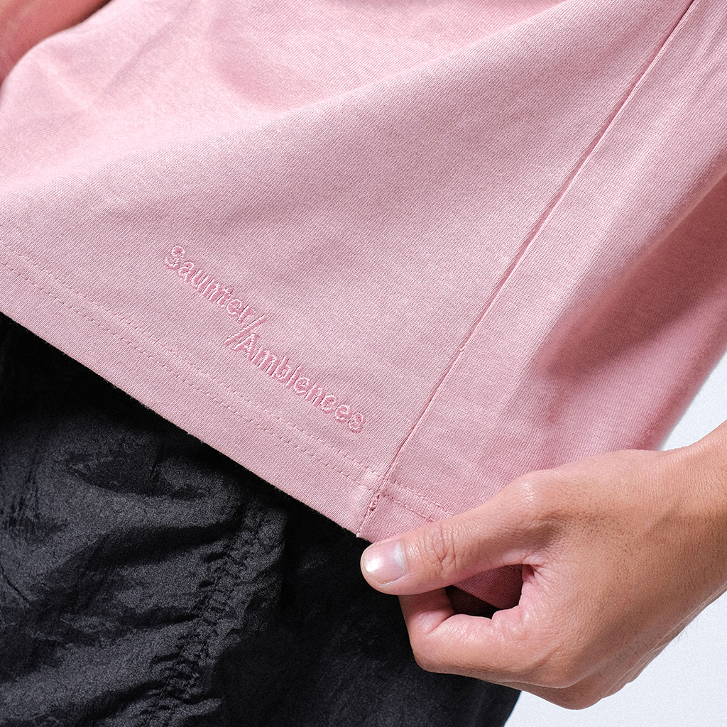 Orca Oversized Short Tees Dusty Pink