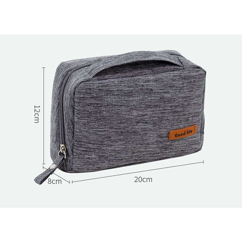 BONBOX Tas Penyimpanan Travel Bag Multifungsi Baju MakeUp BMB10 - GREY ABU-ABU