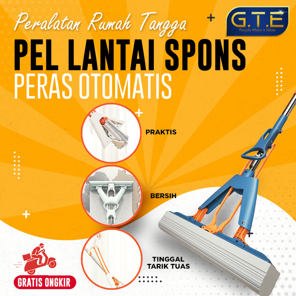 GTE | PEL LANTAI KARET | PEL LANTAI PERAS | PEL SPONS | SPONGE | PEL SPOONS BUSA LEMBUT