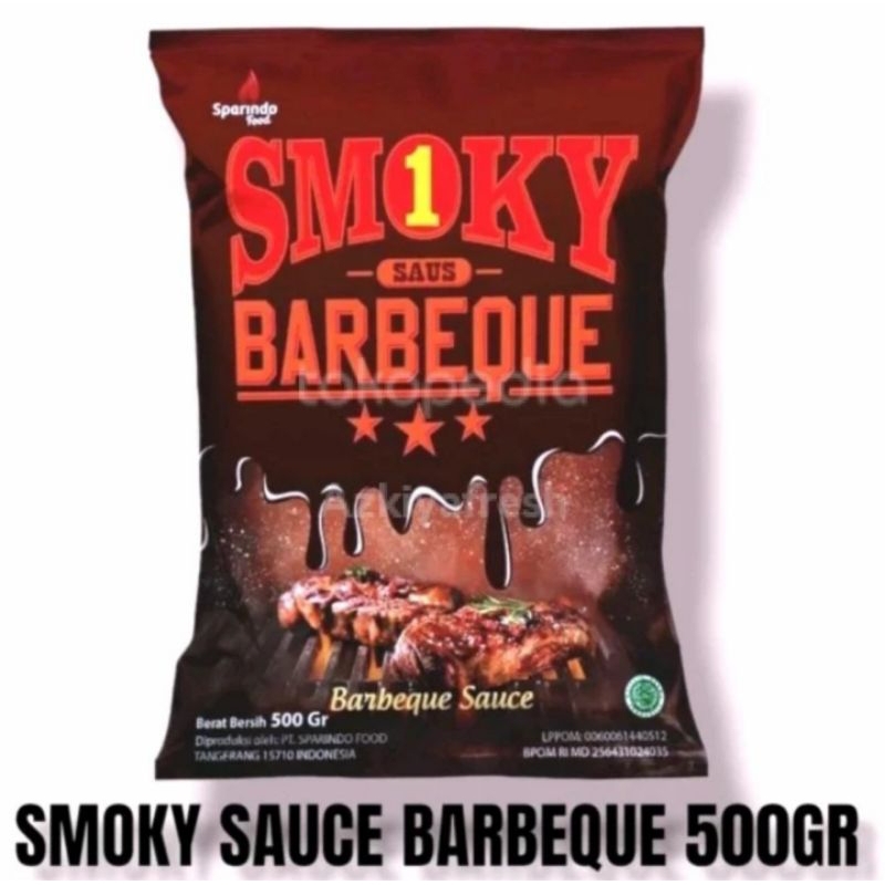 

Smoky1 Saus Barbeque 500gr Sauce Bbq Smoky 1