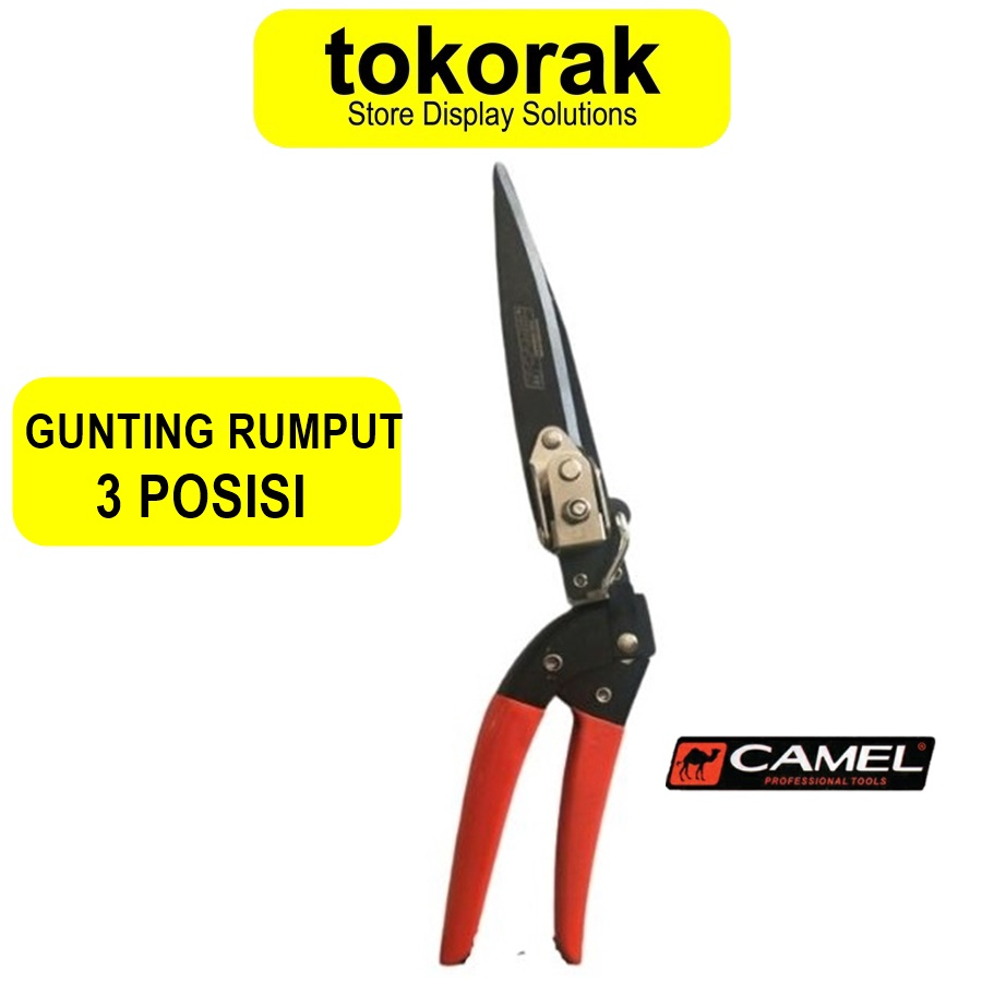 GUNTING RUMPUT 3 POSISI CAMEL SABOTAN ALAT POTONG RUMPUT 3 IN 1