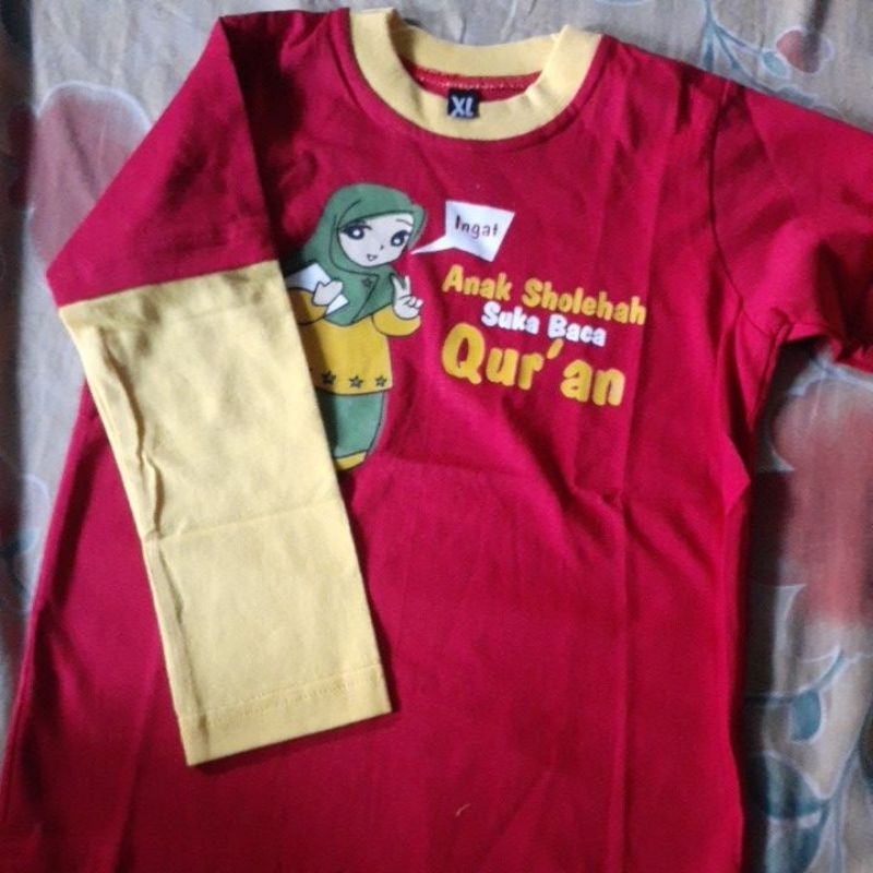 kaos anak muslimah