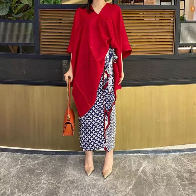 KAFTAN TUNIK ARUNA BAHAN VISCOSE OOTD KONDANGAN (HANYA ATASAN)