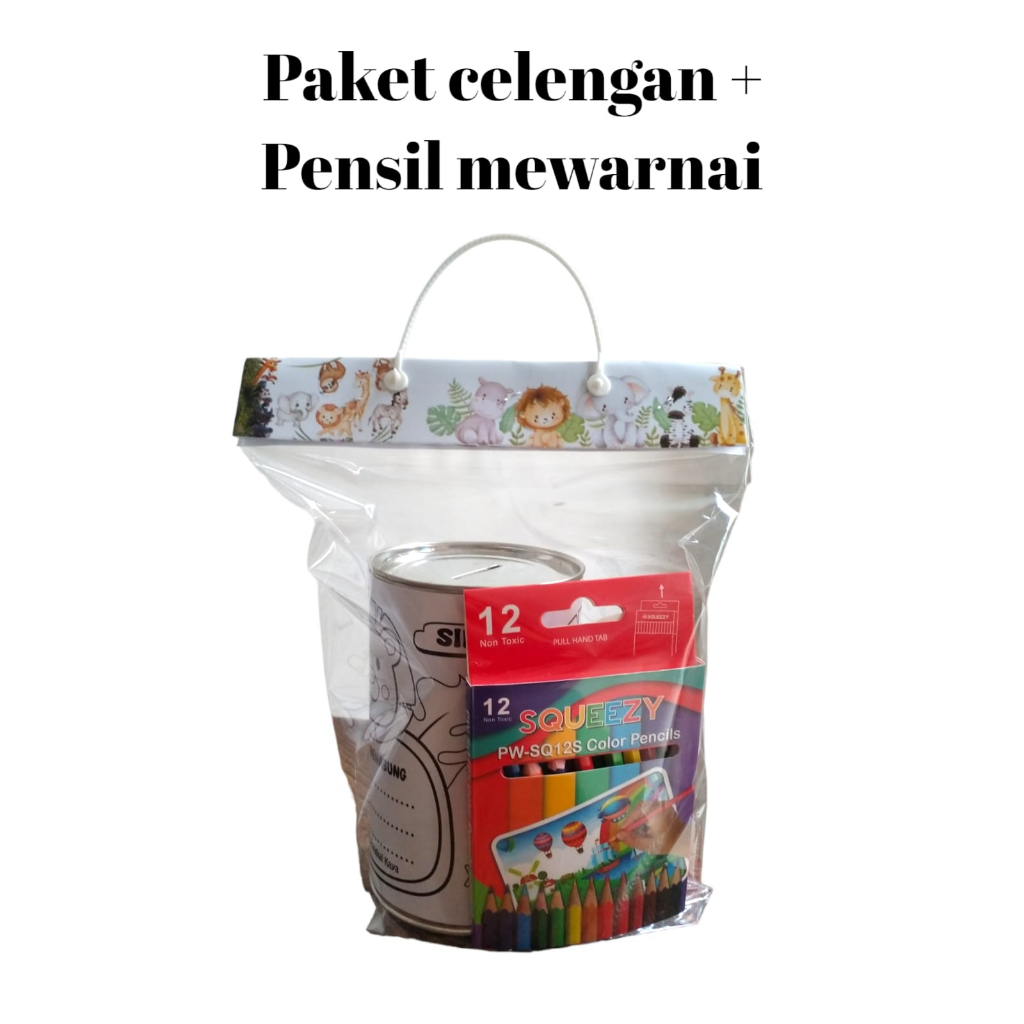 

PAKET MEWARNAI CELENGAN DAN CRAYON/PENSIL WARNA SATU SET