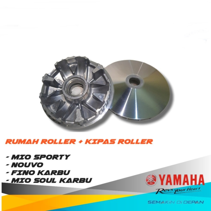 Pulley Rumah Roller only Mio J Mio GT X Ride 115 Fino 115 Mio Soul 115 - Mio J + kipas Cvt