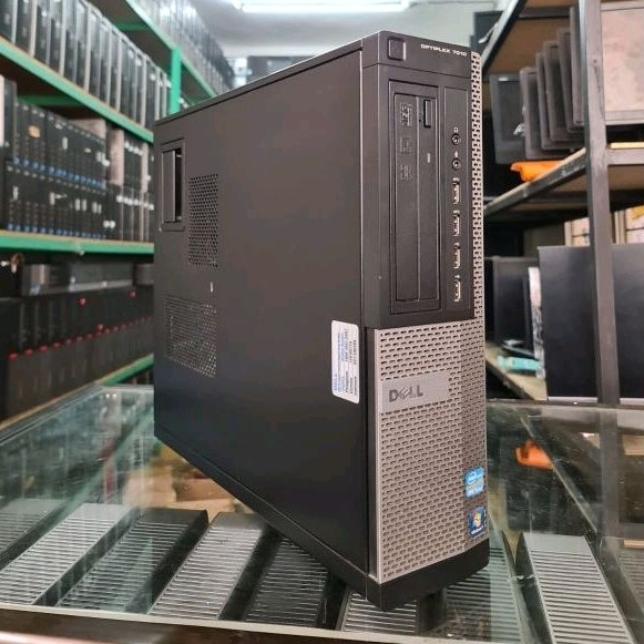 PC DELL OPTIPLEX 7010 DT CORE I5-3470 RAM 8GB HDD 500GB DVD MURAH LEBAY