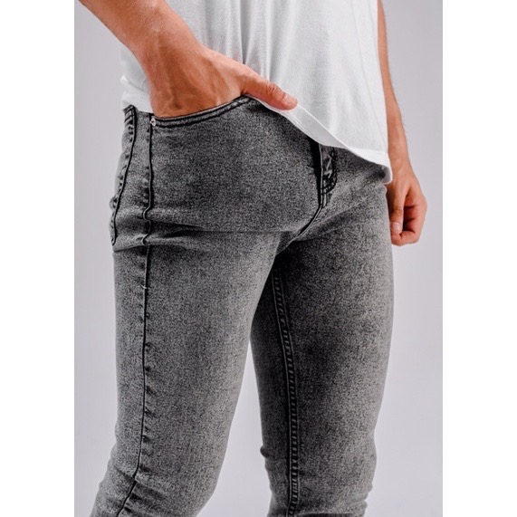 FEROCIOUS.CO Celana Jeans Pria Ripped Sandwash Premium