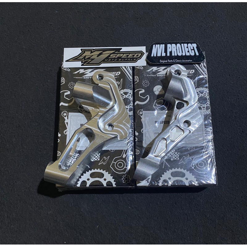 Breket kaliper 4 piston p100 p108 kyb vixion disc 300 brembo dll M1speed
