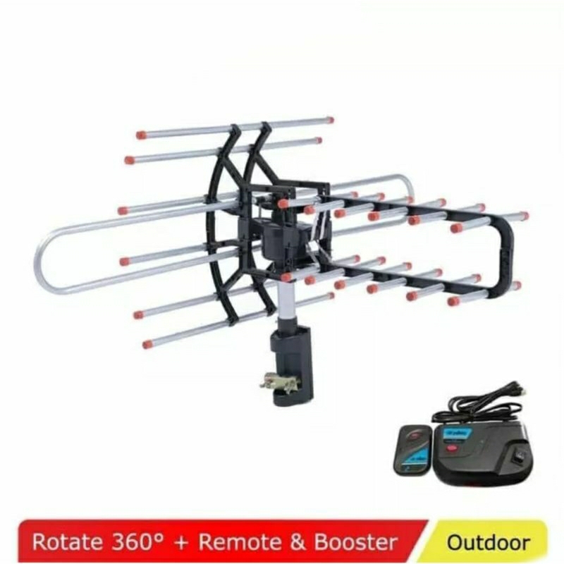 ANTENA TV Visicom Remot Rotasi + booster / Antena Digital / Antena TV Digital / Antena Outdoor