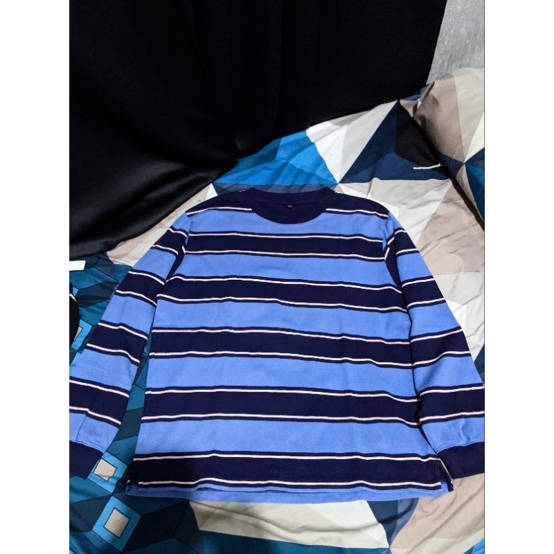 uniqlo longsleeve stripe iqbal