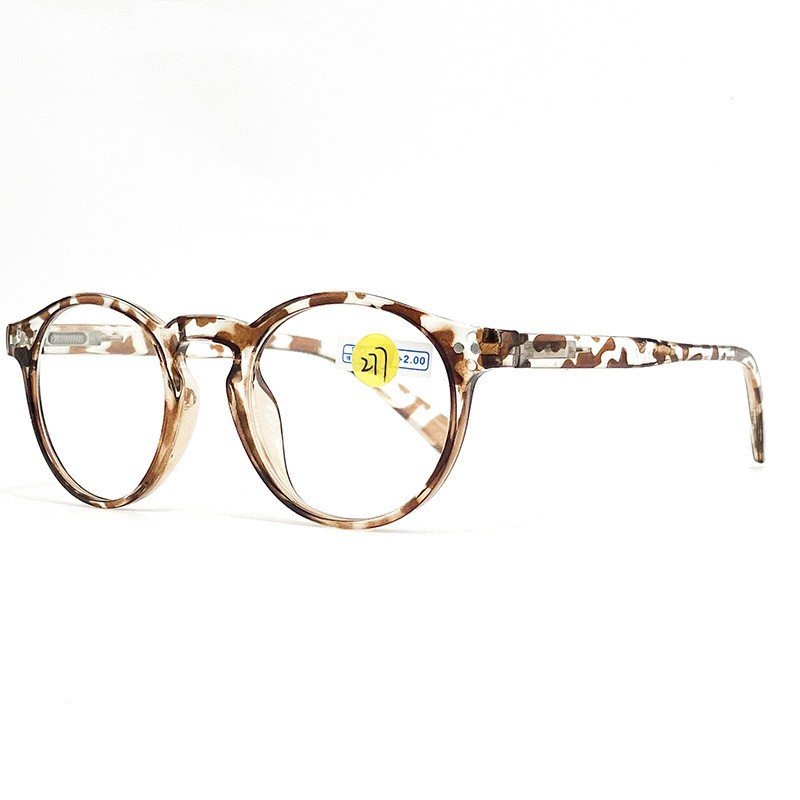 FAB E3023 Kacamata Baca Bulat  Lensa Plus Anti Radiasi +1.00 s/d + 3.00 Kacamata Wanita Reading Glasses Kacamata Lensa&amp;Frame