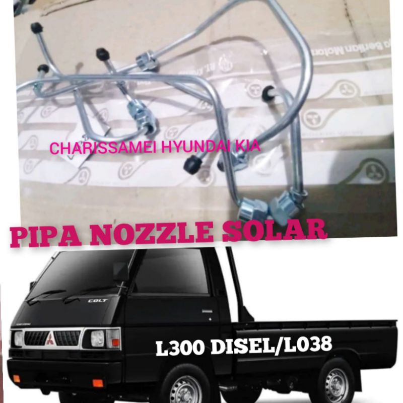 PIPA NOZZLE NOZEL NOSEL SOLAR MITSUBISHI L300 DISEL LAMA L038 1 SET / 4PC