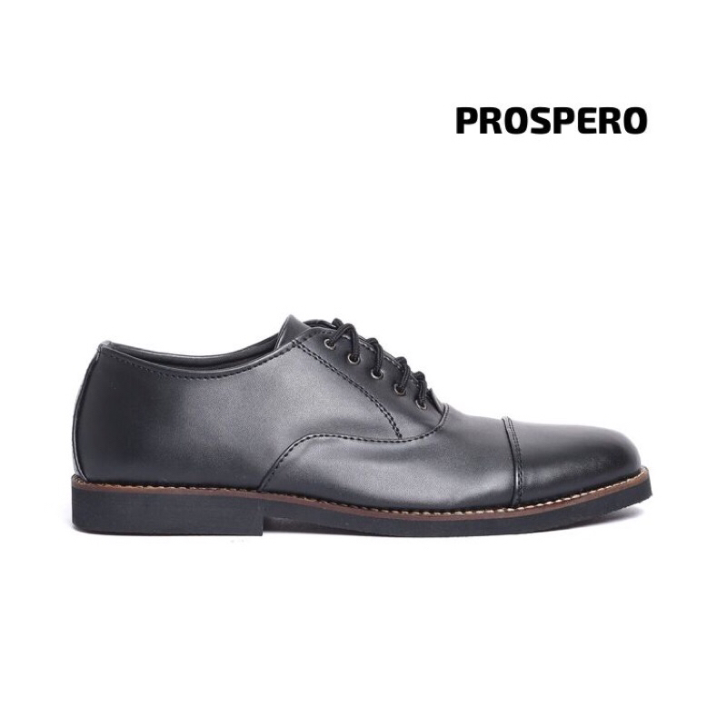 PROSPERO - Sepatu Pantofel Pria Dante Black
