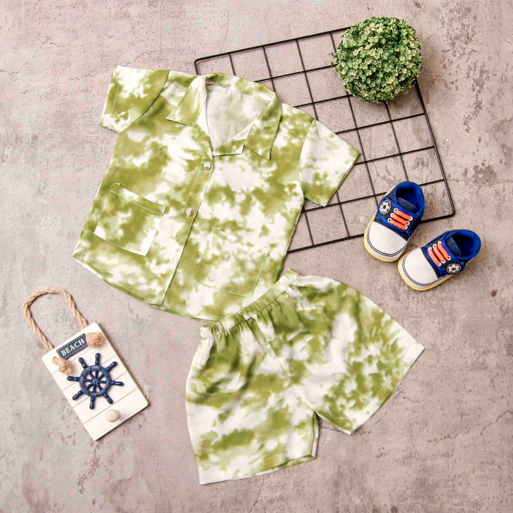 Jikialiang - SETELAN BAJU ANAK LAKI-LAKI BAHAN RAYON USIA 1-9 TAHUN