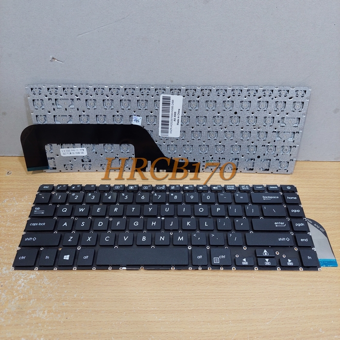 Keyboard Laptop Asus X505 X505Z X505ZA X505ZE X505B X505BA HITAM -HRCB