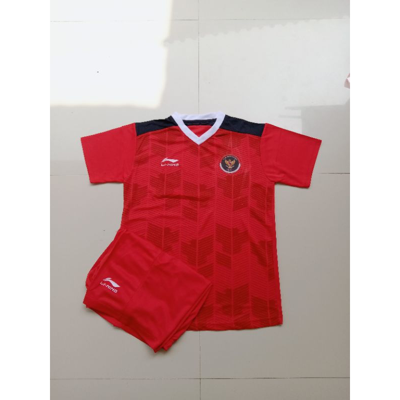 Jersey timnas Indonesia sea games 2023 kaos bola futsal volly size hingga xxl