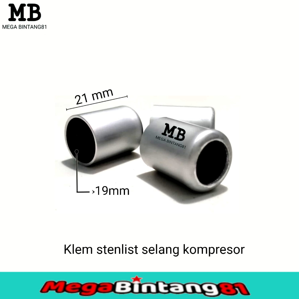 Klem selang kompressor klem pressan selang kompresor kaleng klem selang kompresor 1/4-3/8