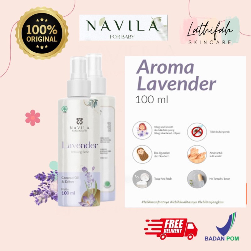 NAVILA MINYAK TELON OIL AROMA LAVENDER | NAVILA MAKASSAR