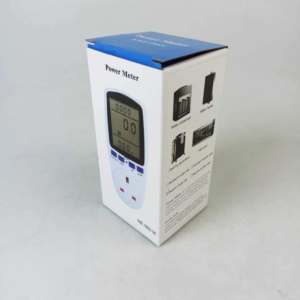 kWh Meter Alat Pengukur Biaya Listrik Rumah Watt/Volt/kWh Meter Multifungsi