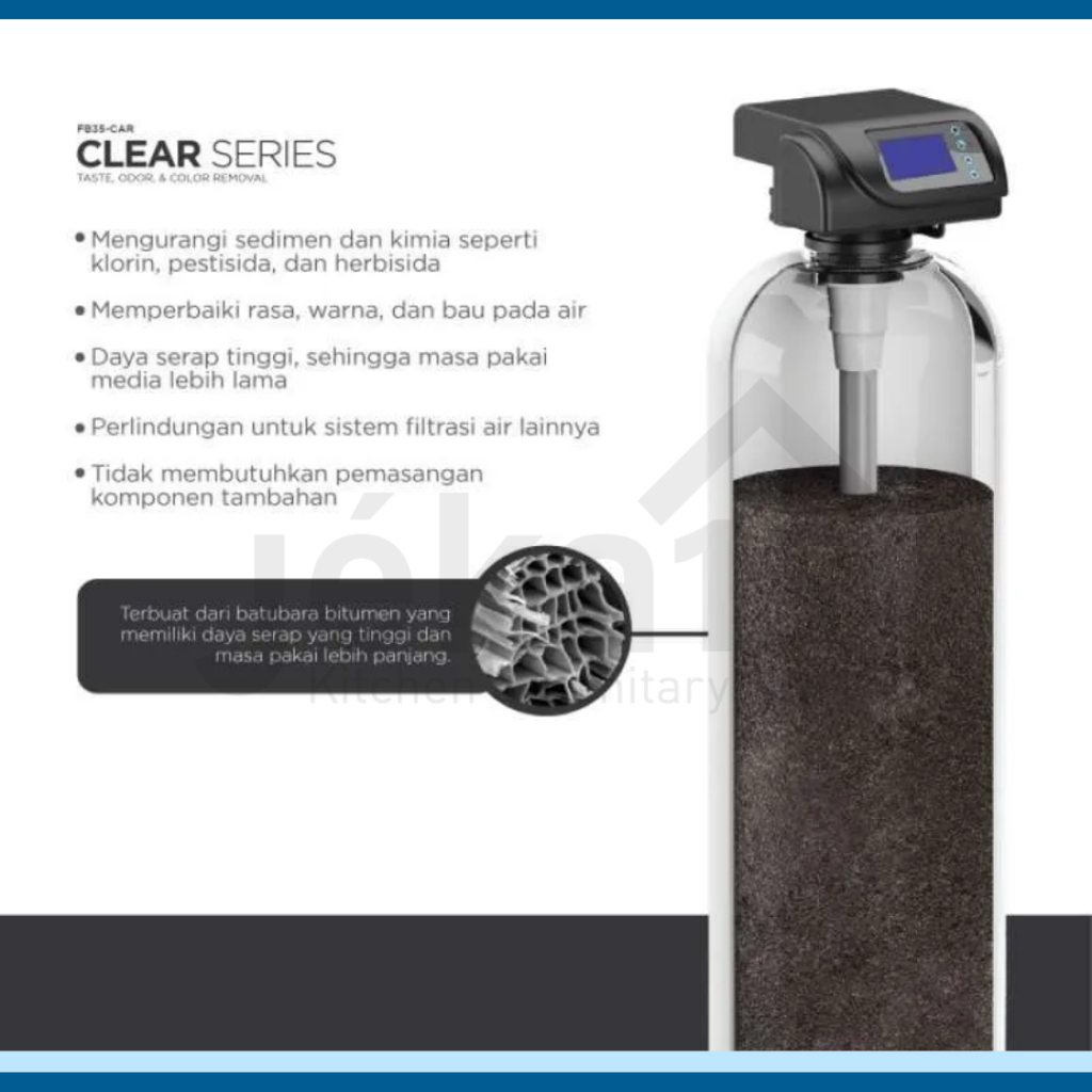 PENGUIN WATER FILTER | FB35-CAR-A MEDIA CLEAR SERIES (MANUAL)