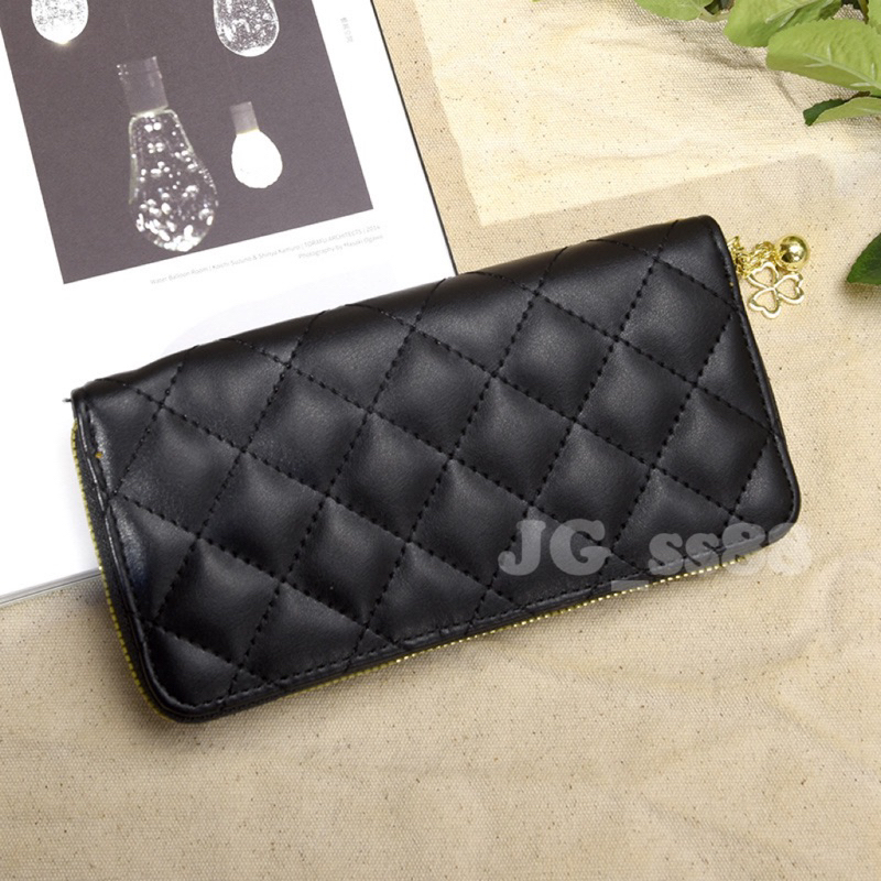 Dompet panjang wanita banyak slot Import high quality elegan dompet pesta