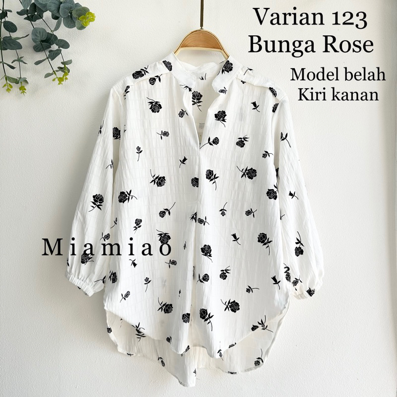 Alensa Blouse Atasan wanita Casual motif