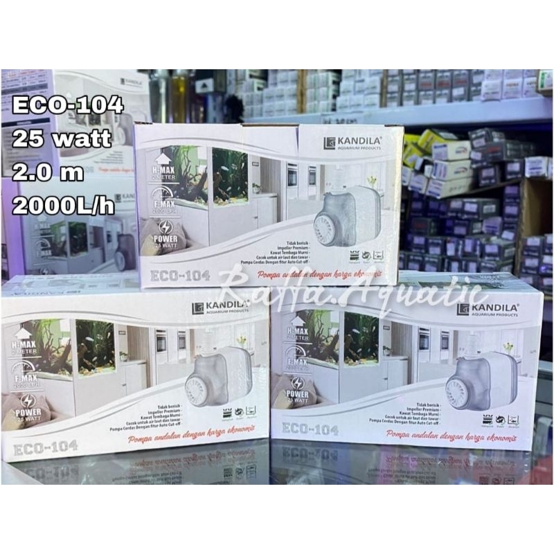 KANDILA ECO 104 POMPA AIR MESIN KOLAM FILTER AQUARIUM