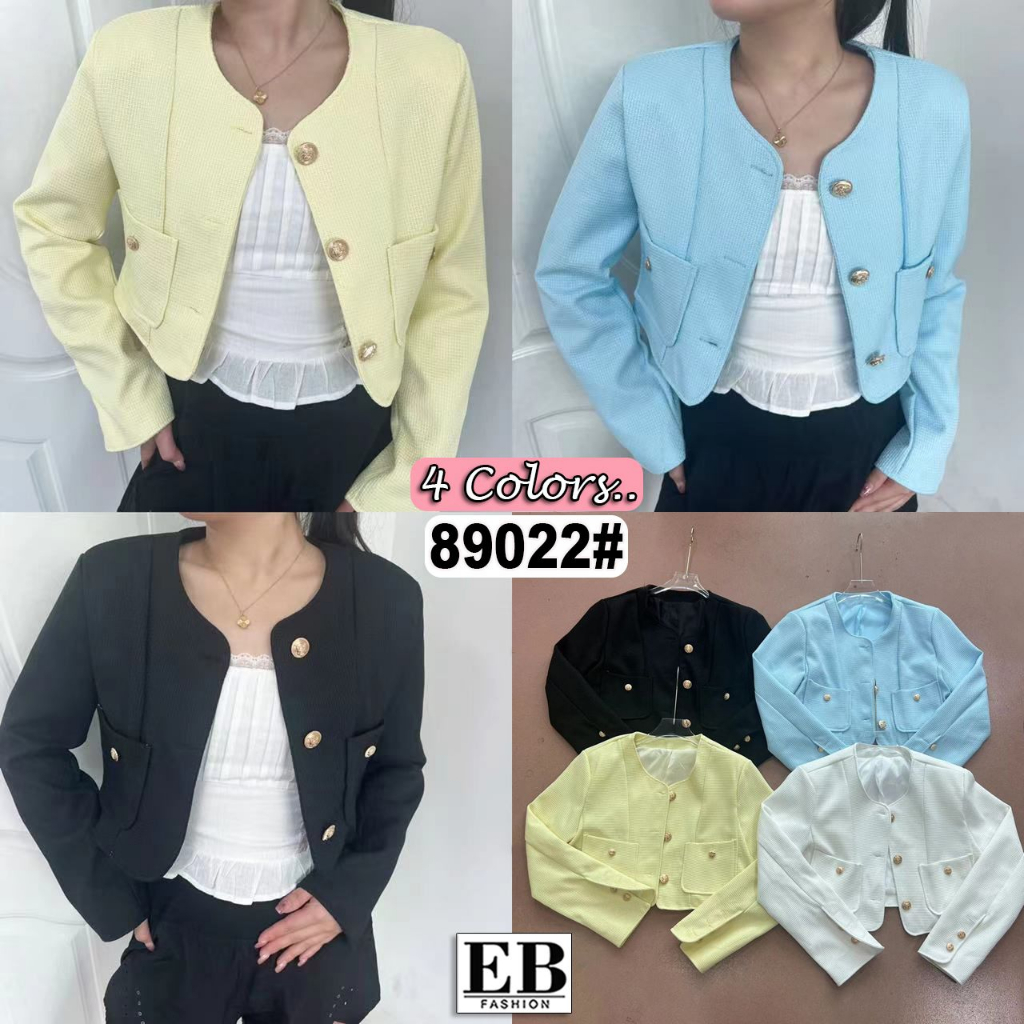 ARSY BLAZER CROP FULL FURING