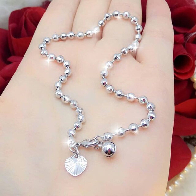 gelang kaki xuping premium putih gelang fashion